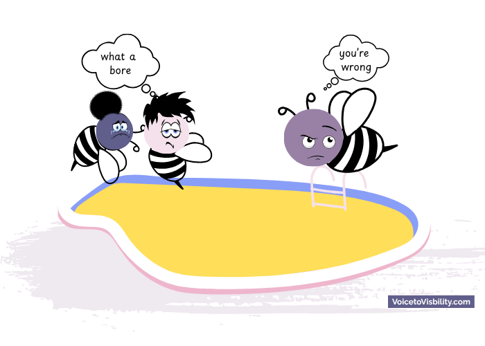 Peeing in the pool Peeing in the pool